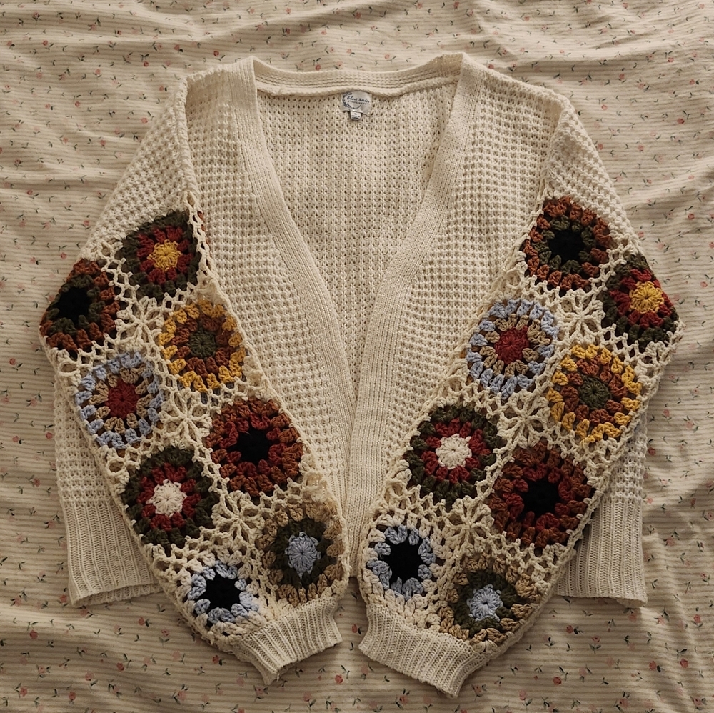 Francesca's Flower Cardigan